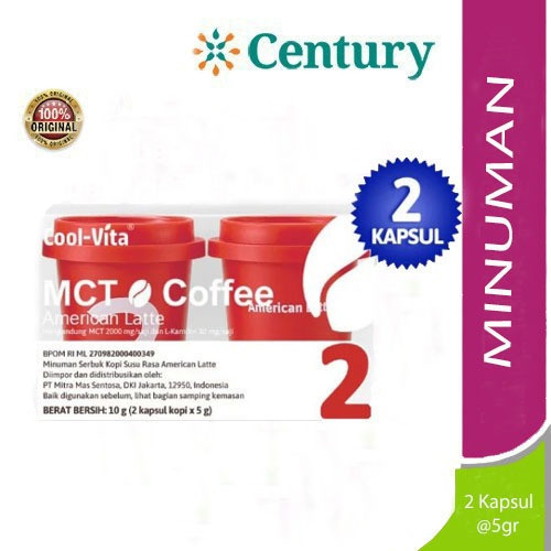 

Coolvita MCT Coffee Capsule American Latte / Minuman / Kopi Kesehatan