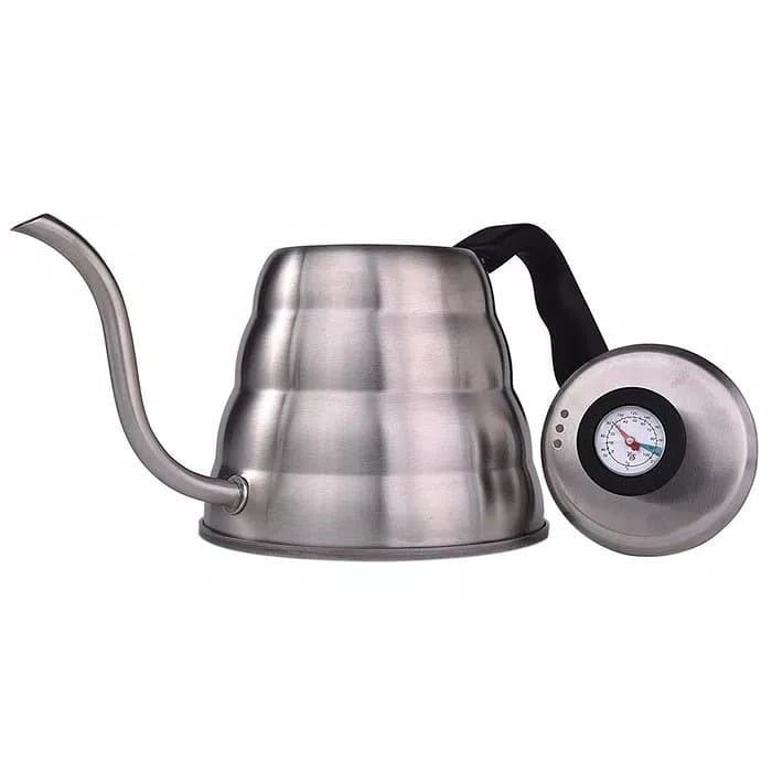 Terbaru Teko Kopi Leher Angsa Termometer / Kettle / Coffee Maker / Alat Kopi