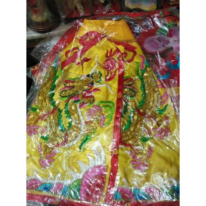 *****] jubah naga kuning 16 inch
