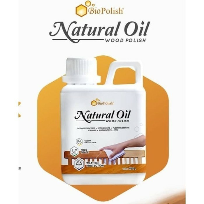 

TERBARU BIOPOLISH NATURAL OIL PEMOLES KAYU ALAMI FOODGRADE WOOD POLISH PROMO!