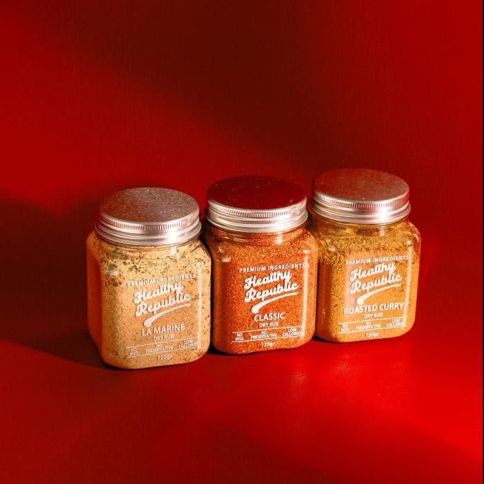 

[ Bundle 3Pcs Bebas Pilih ] Healthy Republic Bumbu Marinasi Serba Guna Rendah Kalori 120Gr