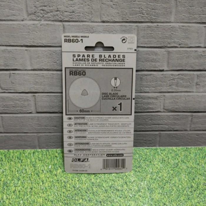 

Refill Rotary Cutter 60Mm Rb60-1 Spare Blade Olfa