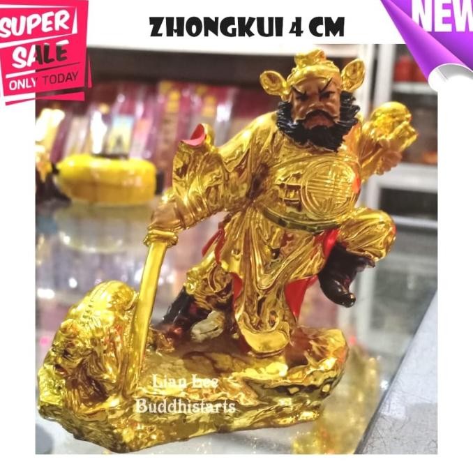 ~~~] patung dewa neraka pembasmi setan Zhongkui uk 4 inch