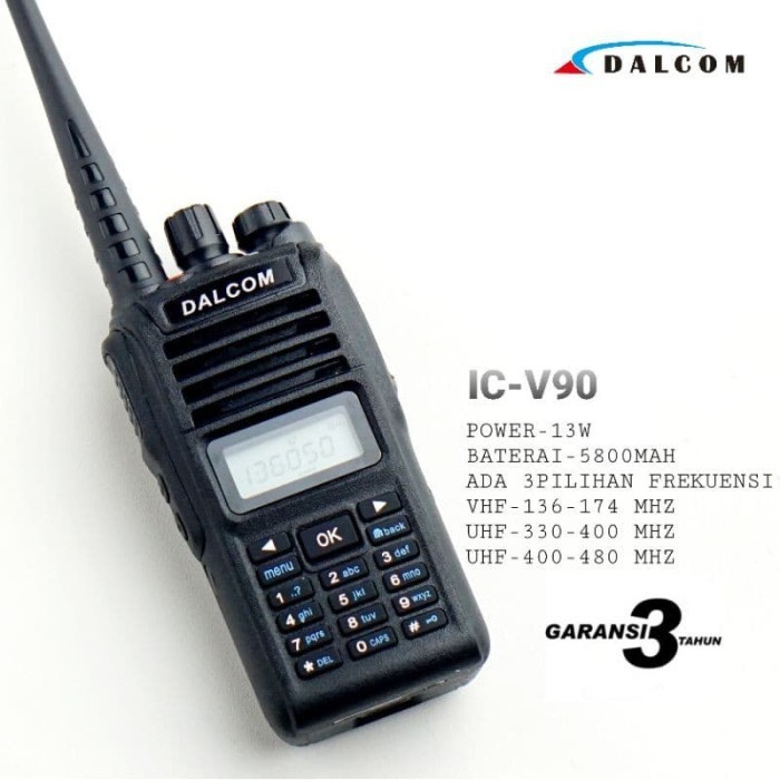 HT DALCOM JAPAN IC-V90 ANTI AIR WALKIE TALKIE