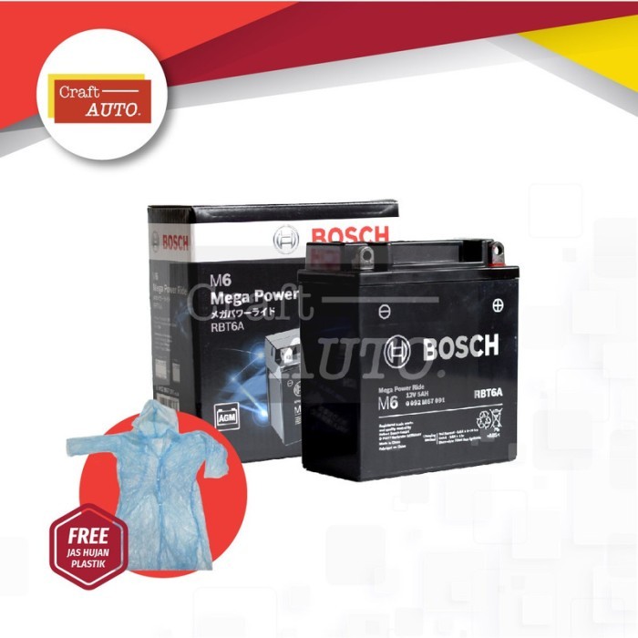 Ready Aki Motor Yamaha Jupiter Z (2003-2006) Bosch RBT-6A