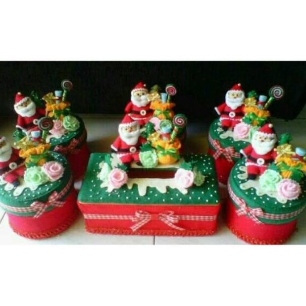 

ton hampers toples set natal santa gulali ready tanpa po