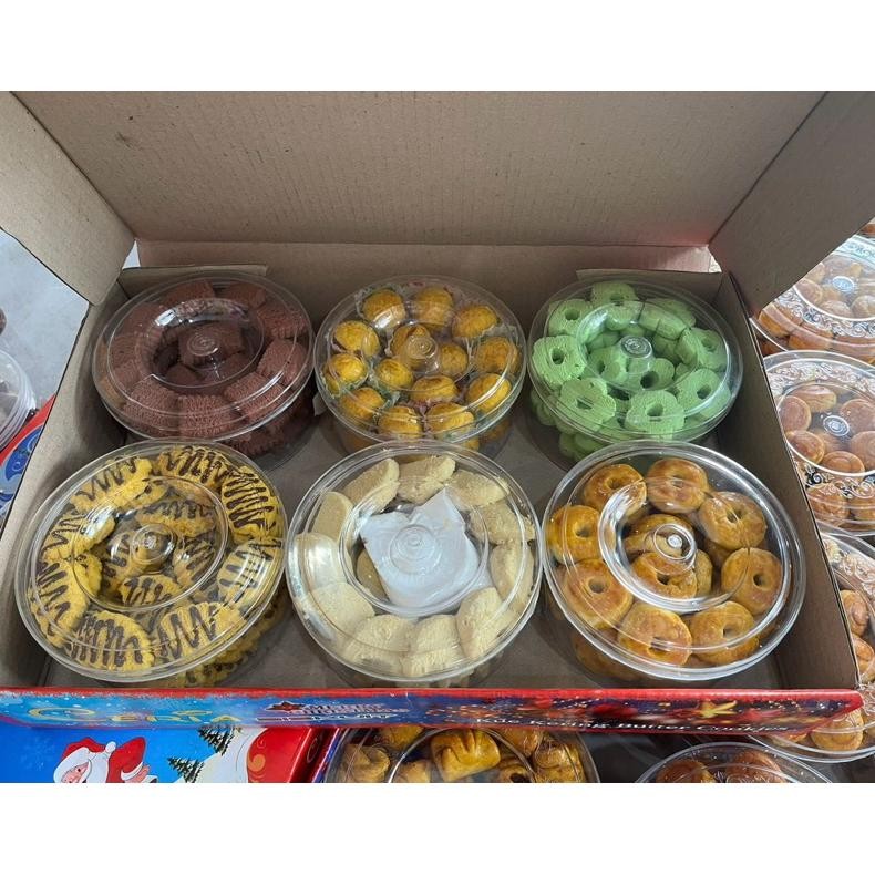 

rim hampers natal isi 6 jenis kue | parcel natal