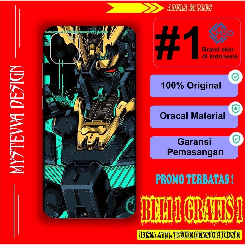 

*Fullbody* Anti Gores Kaca Advan G5 Plus Pelindung Garskin Case/Stiker Premium Custom COD