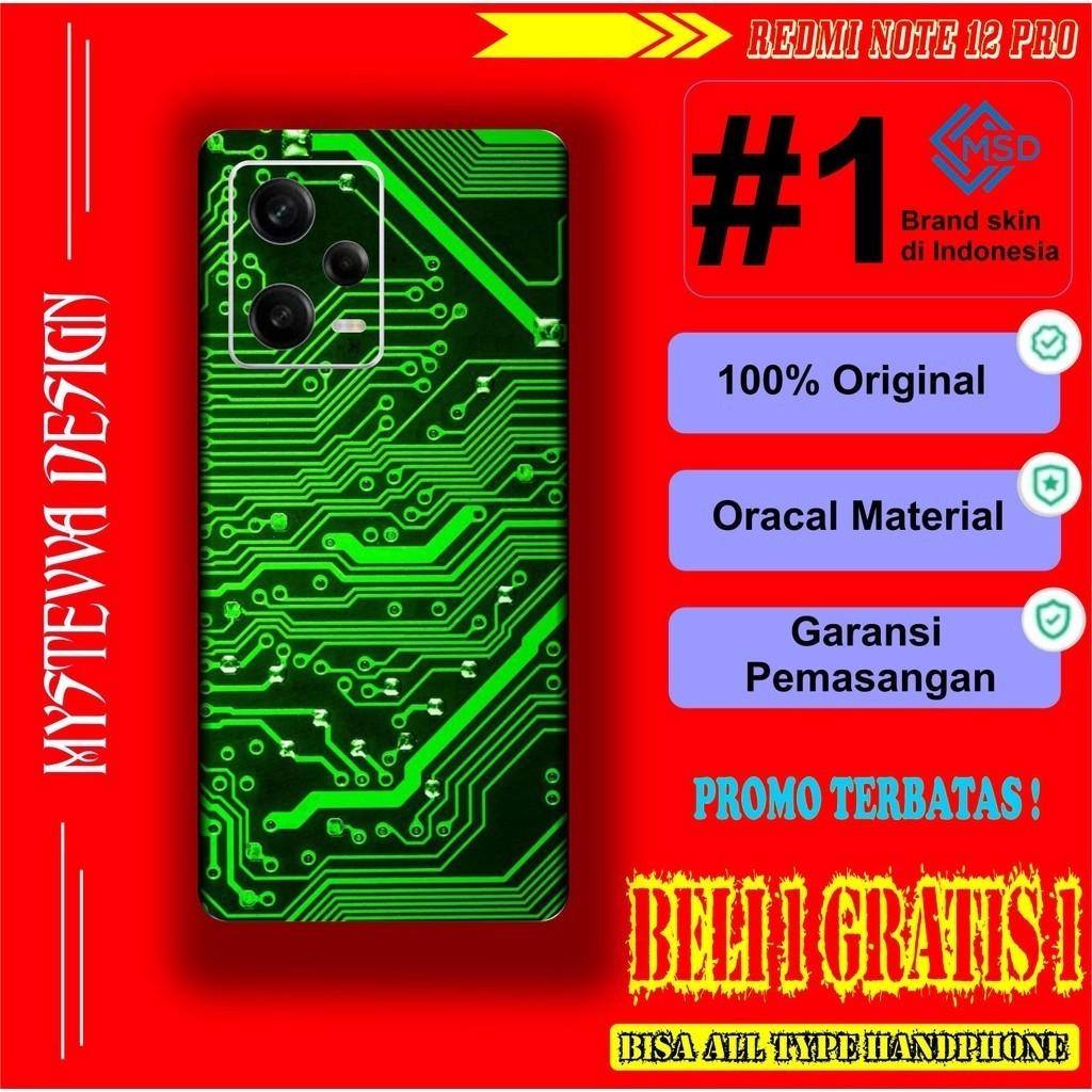 

*Fullbody* Redmi Note 12 Pro Garskin Case/Stiker Premium Custom COD