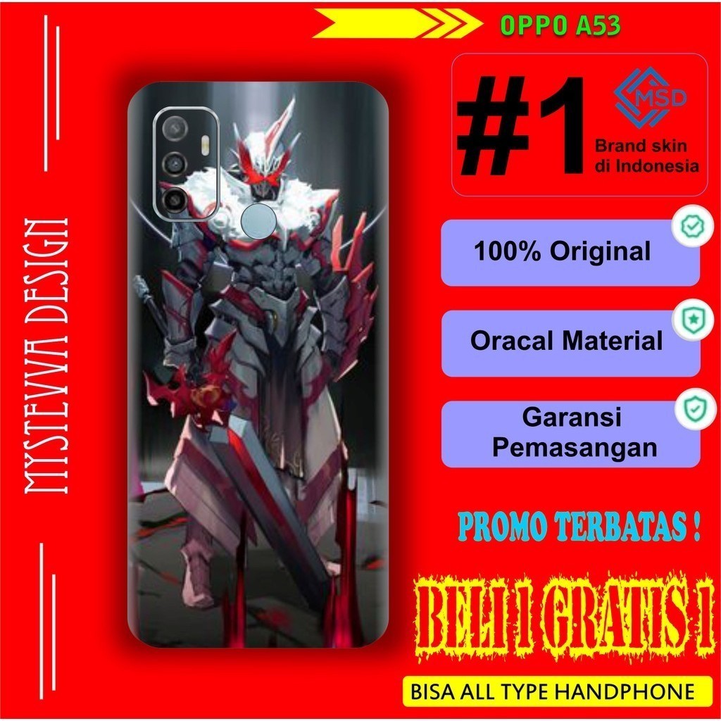 

*Fullbody* Oppo A53 Garskin Case/Stiker Premium Custom COD