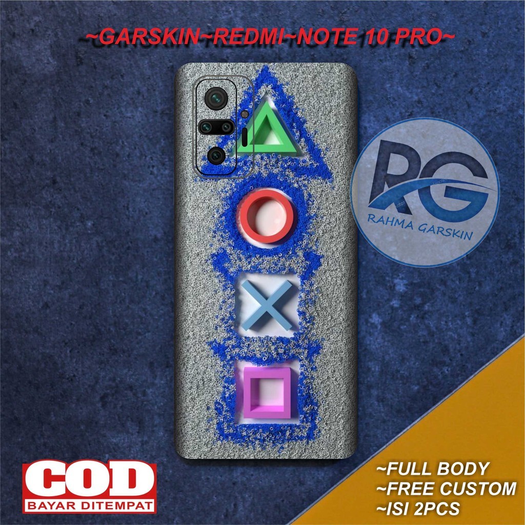 

*Fullbody* Redmi Note 10 Garskin Case/Stiker Premium Custom COD