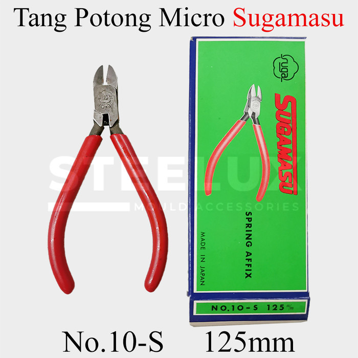 Tang Potong Sugamasu No.10-S 125mm Japan Jepang Micro Mini Plastic Cutting Nipper Kabel Cable Cutter