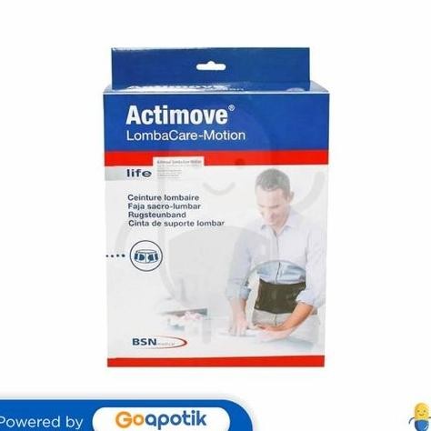 ACTIMOVE LOMBACARE-MOTION BLACK UKURAN L