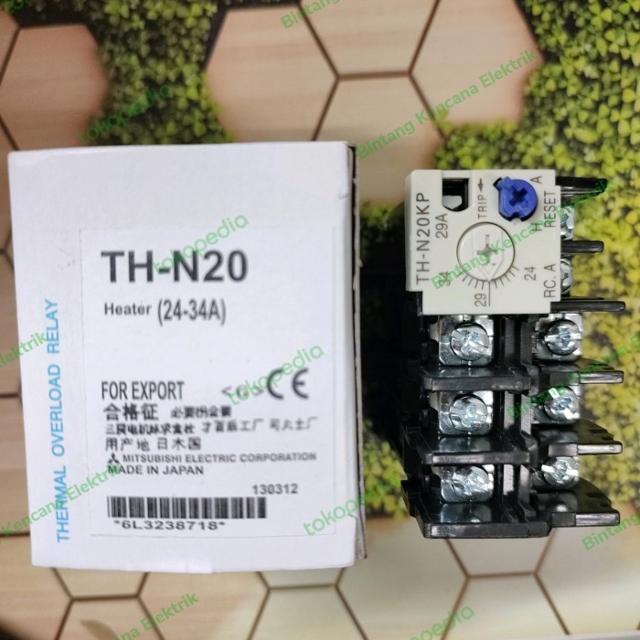 FOR SALE THERMAL OVERLOAD RELAY TOR MITSUBISHI TH-N20 24A-34A THN20 MITSUBISI