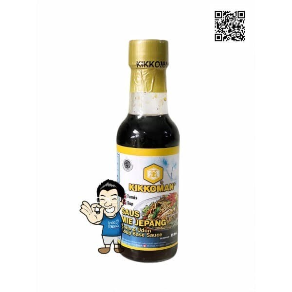 

Ina - Kikkoman Saus Sup Udon Soba Shoyu- Soup Base Sauce Halal 150 Ml