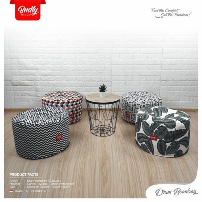 Beanbag Bndly. Drum 1 Set ( termasuk isi )