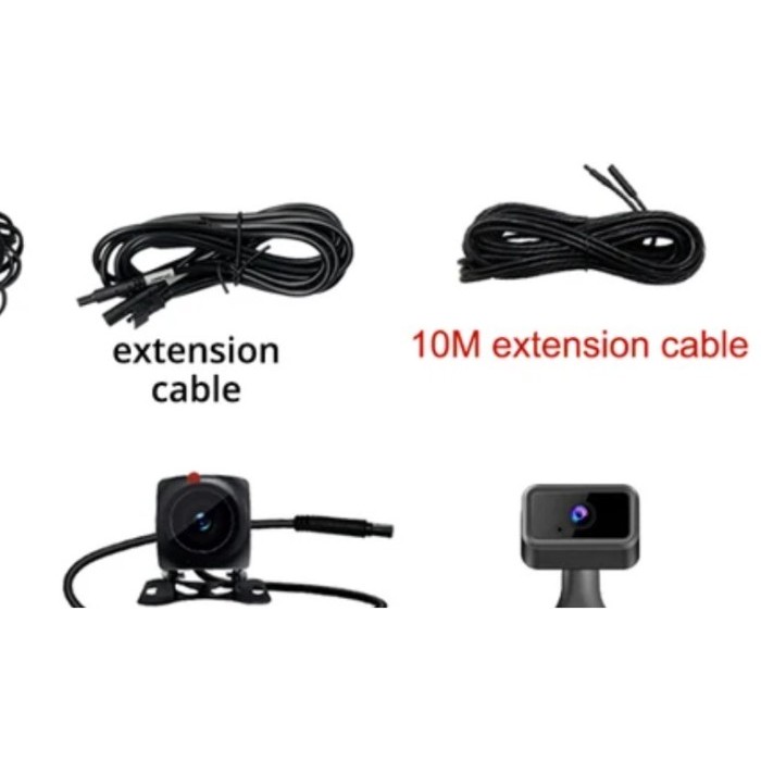 Dashcam kamera mobil live view dvr mobil depan belakang AI Dashcam