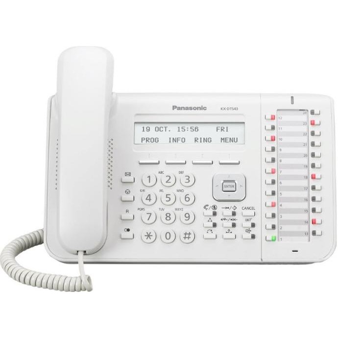 Panasonic Telephone Digital KX-DT543 Telepon Digital WHITE