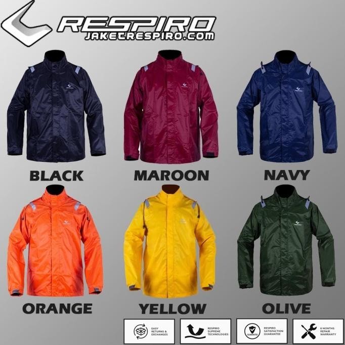 * Mantel Jas Hujan Respiro The Challenger R2 Original Asli Eiger Axio