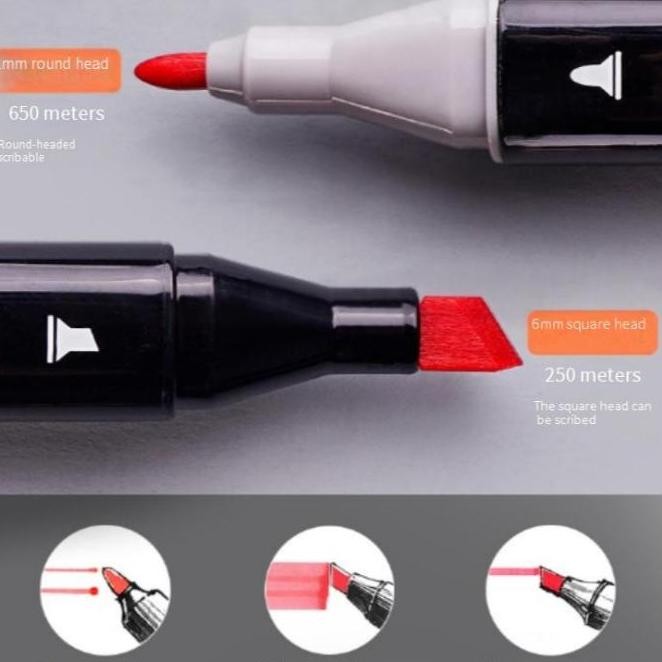 

Warna Sketsa Spidol Umum General Marker Set Art Marker Spidol Gambar Dua Sisi Spidol Berwarna Hingga 80 Warna