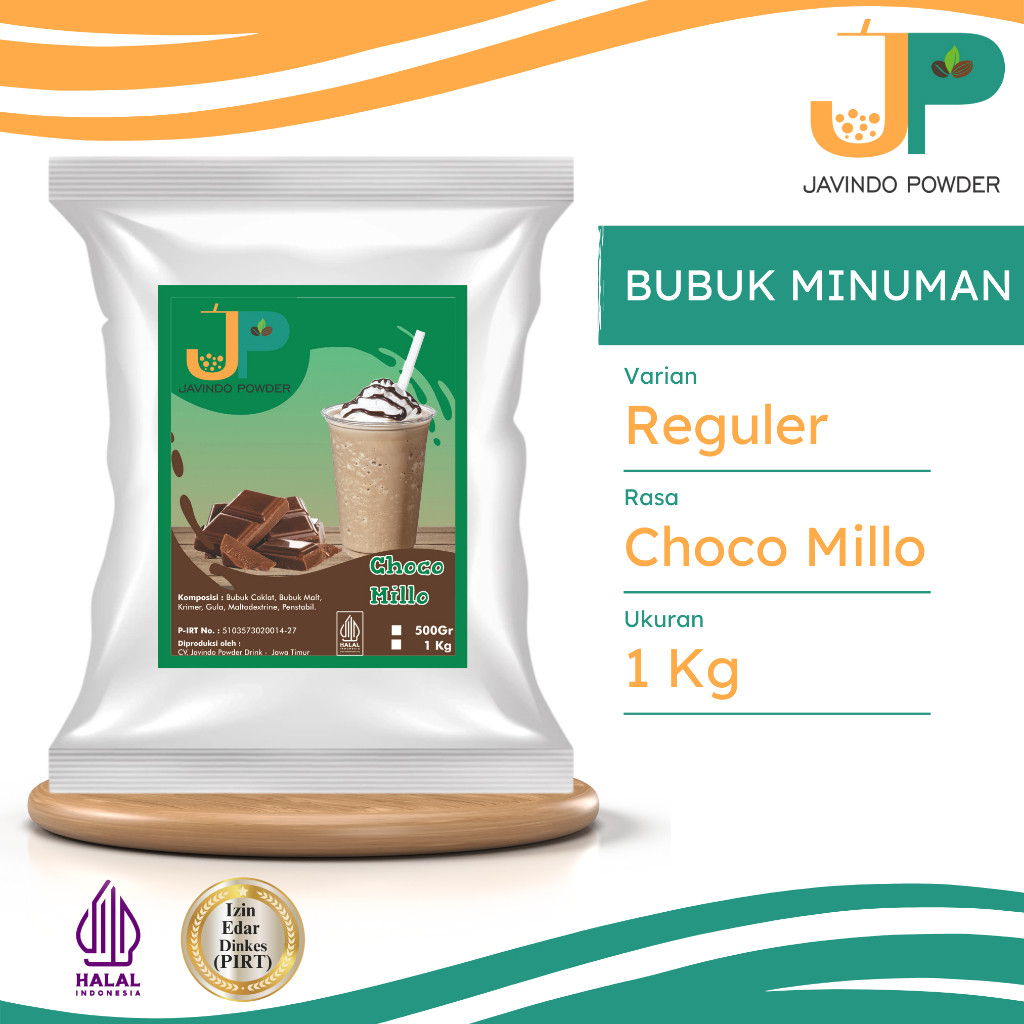 

JAVINDO Bubuk Minuman Reguler Rasa Choco Millo / Cokelat Milo 1 Kg Javindo Powder