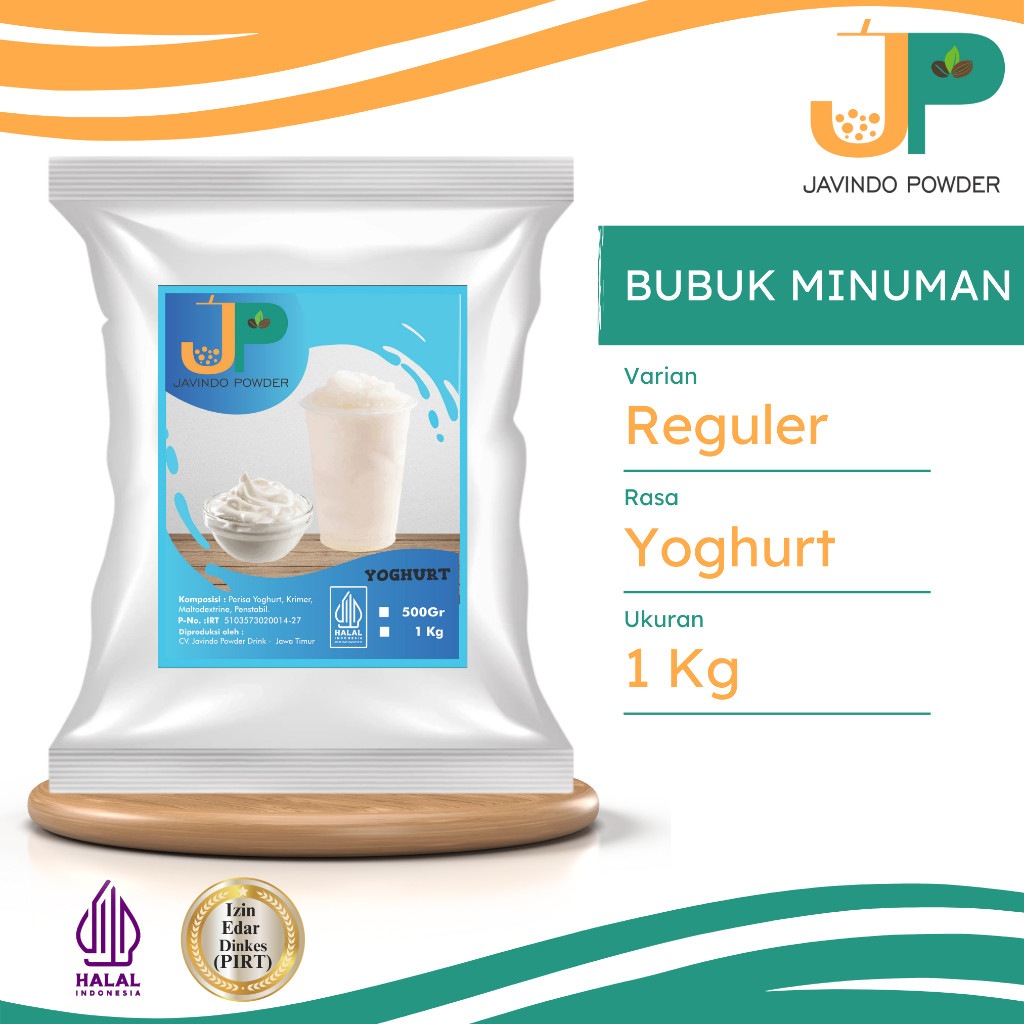 

JAVINDO Bubuk Minuman Reguler Rasa Yoghurt 1 Kg Javindo Powder