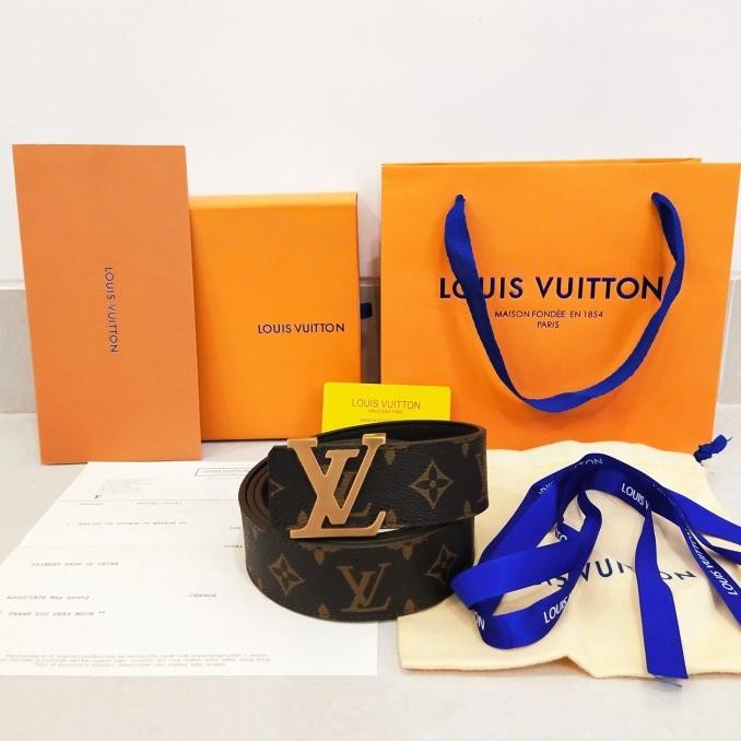 IKAT PINGGANG LV BELT PREMIUM MIRROR ORIGINAL - MONOGRAM IKAT PINGGANG BELT WANITA PEREMPUAN CEWEK L