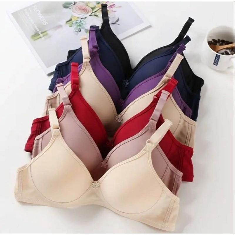 [100rb = 5] Bra FF Huang BH Wanita Busa Non Kawat Cup Kecil Size 32 - 38 Bra Wanita Dewasa Tebal