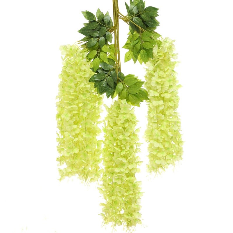 

2 Kit Wisteria Jumbo Gantung Bunga Artificial Dekorasi Bunga Juntai Rambat Bunga Hias Wisteria Ornamen Tanaman Flower Plastik Artificial Flower