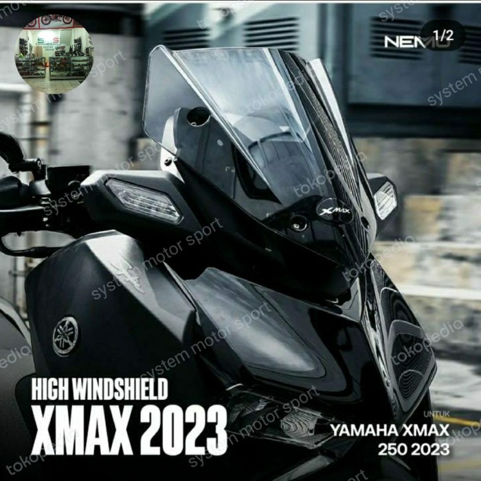 Windshield visor xmax 2023 connected