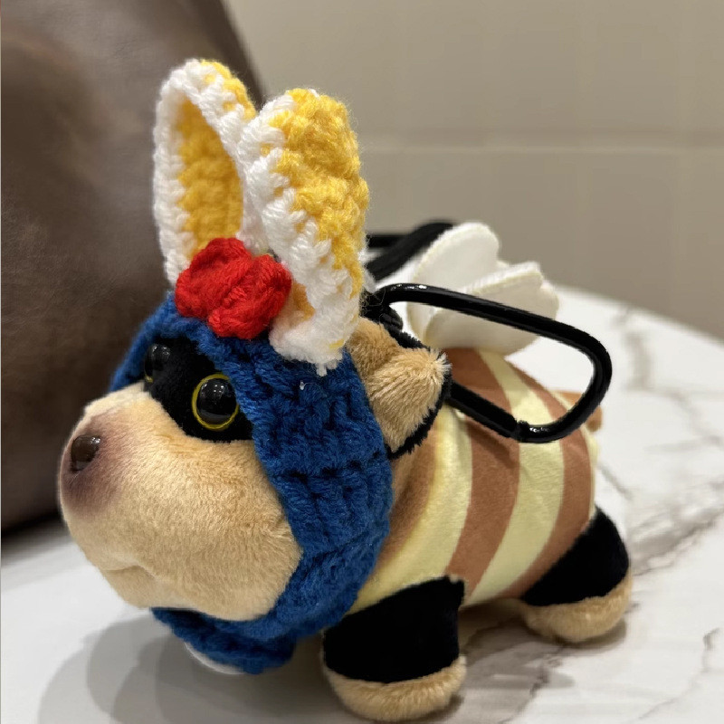 Boneka Kecil Lucu Perempuan Liontin Paket Tas Lebah Anak Anjing