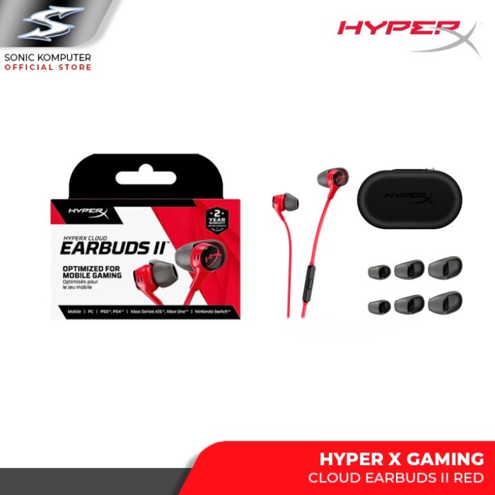 HyperX Cloud Earbuds 2 Earphone Gaming Headset Cloud Earbuds II