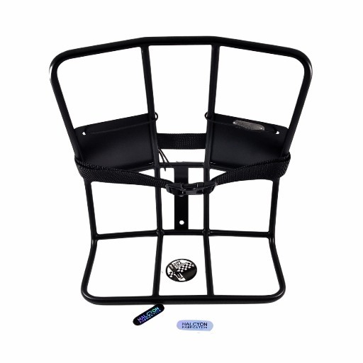 Vespa Middle Rack Halcyon Rak Tengah Vespa Hitam Powder Coating