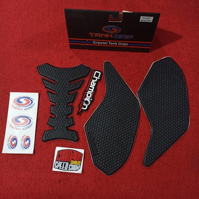 Paket Tankgrip Tankpad Side Tank Pad Grip Wr3 Ninja 250Fi 250 Fi Z250