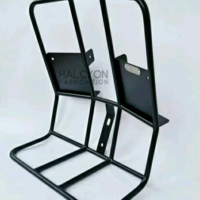 Vespa Middle Rack Blackcoating Halcyon Untuk Semua Jenis Vespa Classic