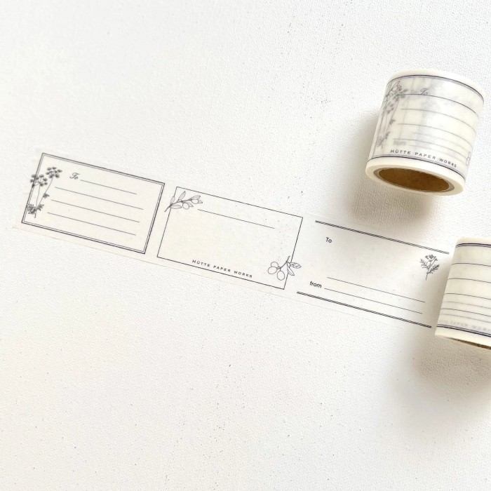 

[easy to write on!] Washi Tape -address label /PMT-099