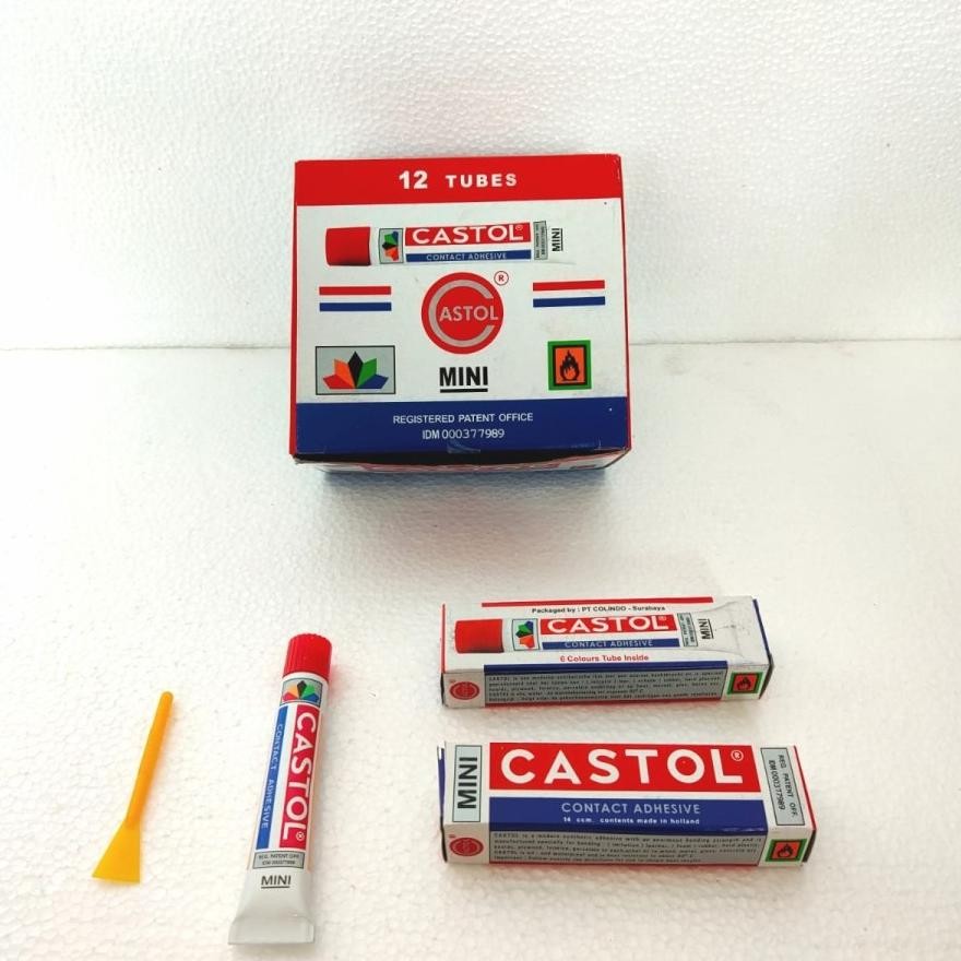 

Trend Lem Castol Mini 14Ccm 1 Lusin (Isi 12Pcs) + Dus