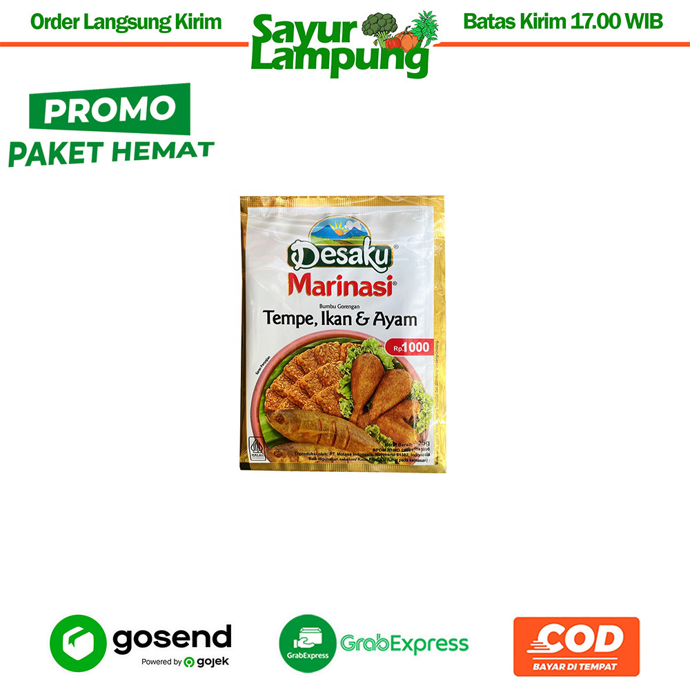 

PaHe Desaku Marinasi (1 Pcs) 15 Gr - Sayur Lampung