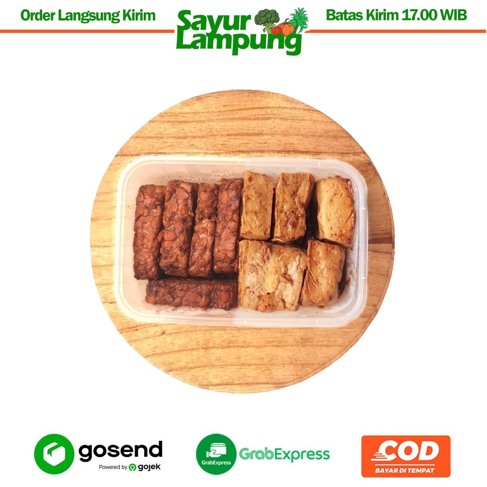 

Bacem Tahu + Tempe 10 Pcs - Sayur Lampung