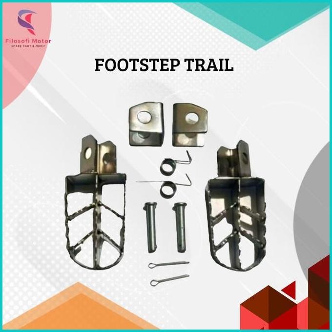 Footstep Depan Step Trail Bebek Yamaha Gtx Universal Moto Cross  11OKT