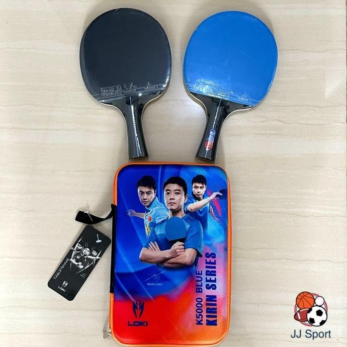 Bet Pingpong Loki Bat Pingpong Loki Isi 2 Blue Sponge Original