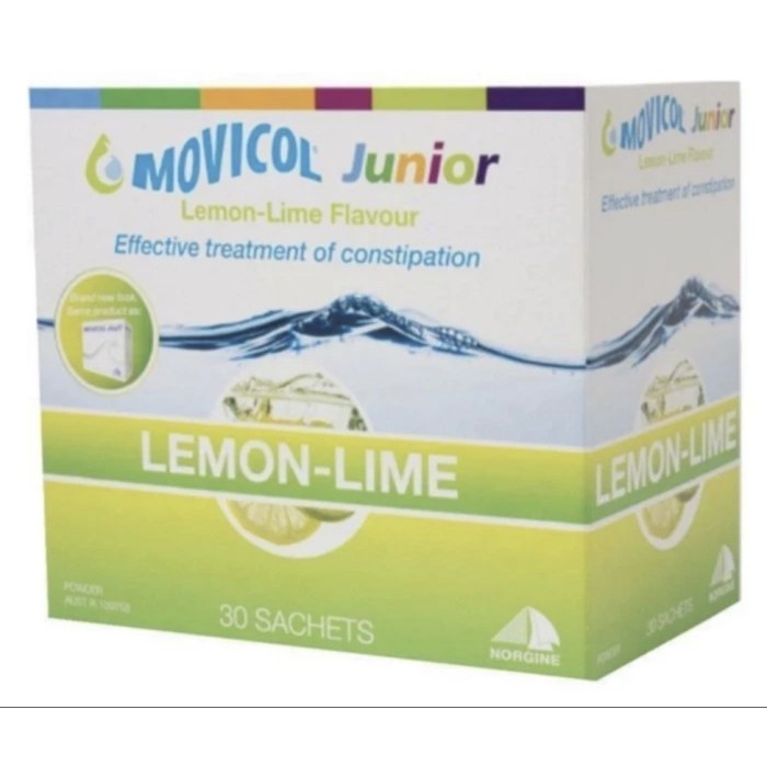

Movicol Junior Flavour Free 30 Sachets AUSTRALIA