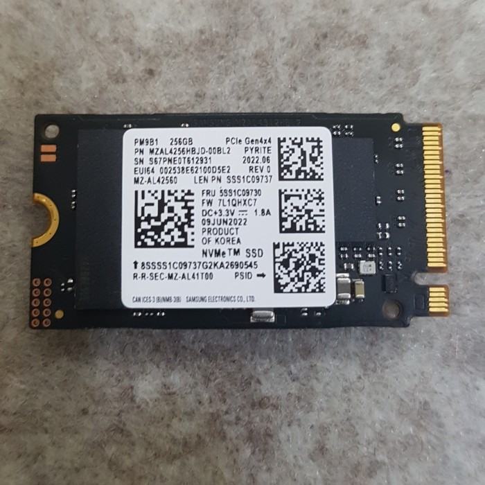 ssd 256 gb m.2 nvme 2242