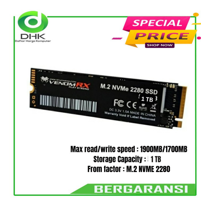 SSD VenomRX NVME 1TB