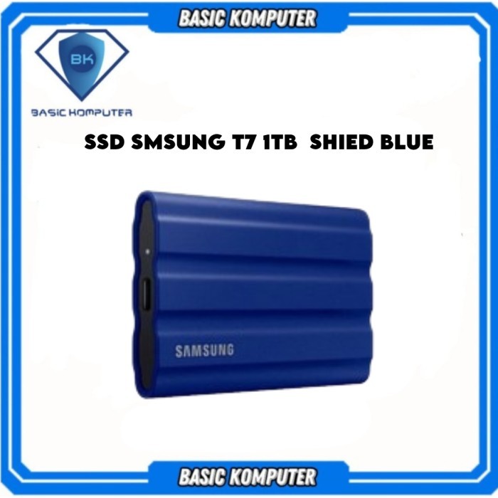 SSD SAMSUNG EKSTERNAL T7 SHIELD PORTABLE 1TB EXTERNAL