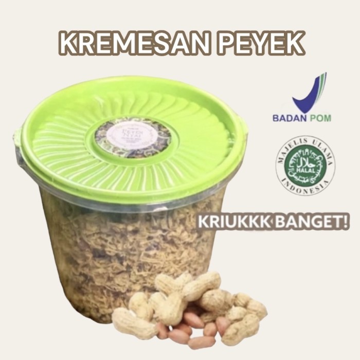 

Kremes Rempeyek Peyek Nyai (Toples 5 Liter)