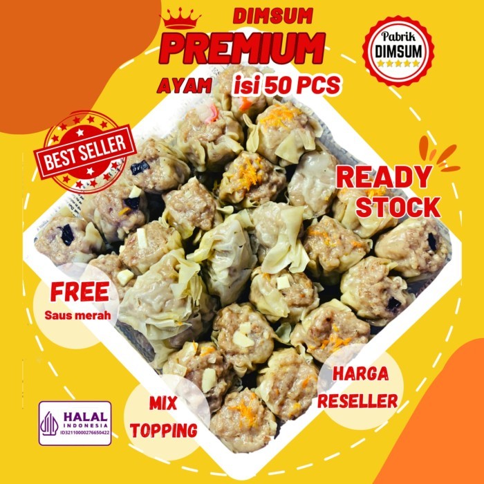 

Dimsum Pabrik Harga Grosir isi 50 pcs