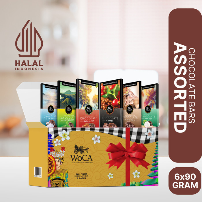 

WoCA Assorted Premium Chocolate Bar - Coklat Aneka Rasa