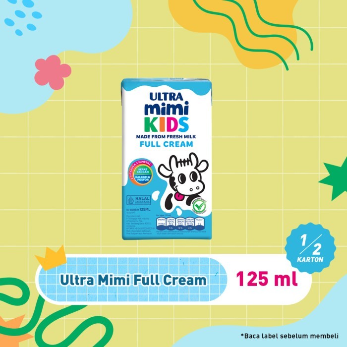 

Ultra Mimi Susu UHT Full Cream 125 ml