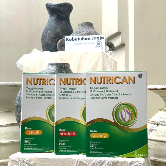 

nutrican susu kanker strawberry jeruk 245g kalbe